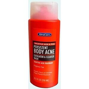 XtraCare Salicylic Acid & PHA Persistent Body Acne Exfoliator &Cleanser Wash